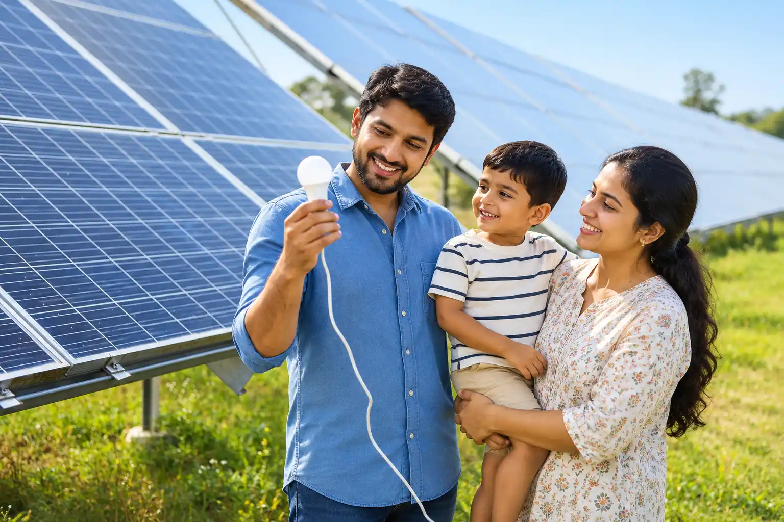 Residential rooftop solar subsidy illustration